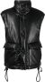Nanushka Bodywarmer van imitatieleer Zwart - Thumbnail 1