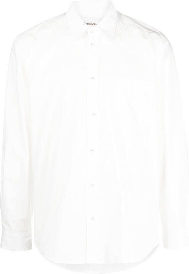 Nanushka Katoenen overhemd Wit