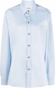 Nanushka Oversized blouse Blauw