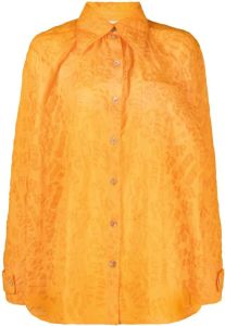 Nanushka Oversized blouse Oranje