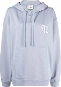 Nanushka Oversized hoodie Blauw