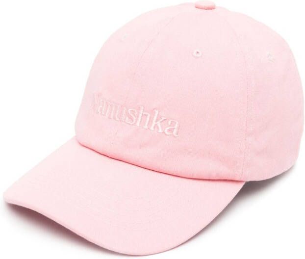 Nanushka Pet met geborduurd logo Roze