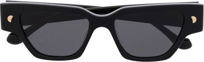 Nanushka Sazzo zonnebril met D-montuur Zwart