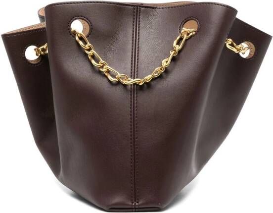 Nanushka Shopper met kettinghengsel Bruin