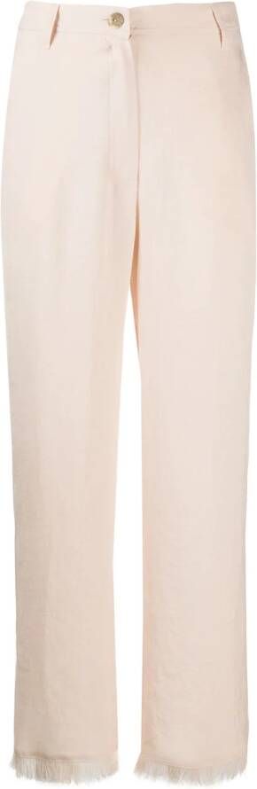 Nanushka Straight broek CREME