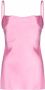 Nanushka Top met laag uitgesneden rug Roze - Thumbnail 1