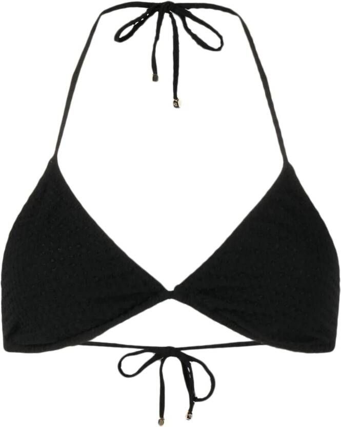 Nanushka Triangel bikinitop Zwart