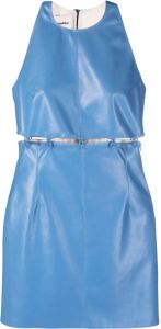 Nanushka Uitgesneden mini-jurk Blauw