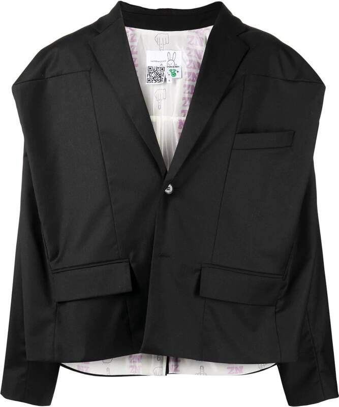 Natasha Zinko Cropped jas Zwart