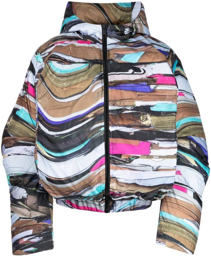 Natasha Zinko Donsjack Veelkleurig