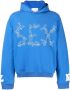 Natasha Zinko Hoodie met grafische print Blauw - Thumbnail 1