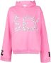 Natasha Zinko Hoodie met tekst Roze - Thumbnail 1