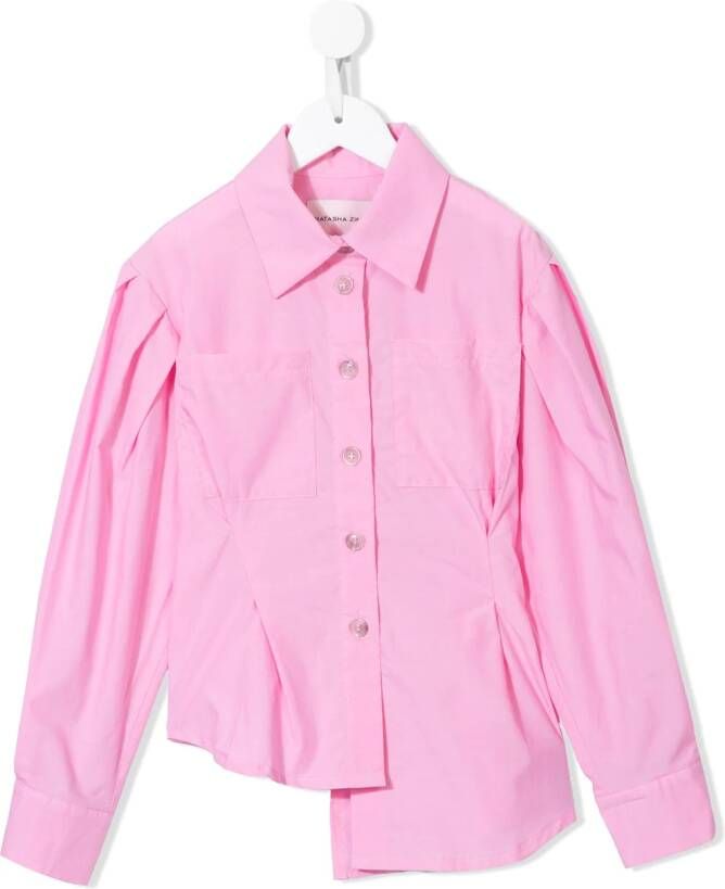 Natasha Zinko Kids Asymmetrisch shirt Roze