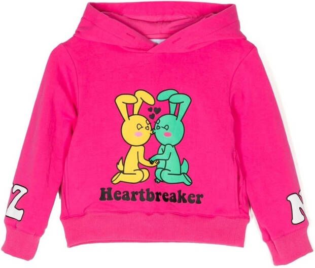 Natasha Zinko Kids Jersey hoodie Roze