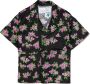 Natasha Zinko Kids Shirt met bloe print Zwart - Thumbnail 1
