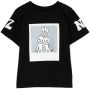 Natasha Zinko Kids T-shirt met print Zwart - Thumbnail 1