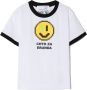 Natasha Zinko Kids T-shirt met smileyprint Wit - Thumbnail 1