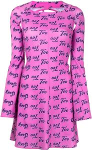 Natasha Zinko Mini-jurk met tekst Roze