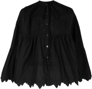 Natasha Zinko Shirt met striksluiting Zwart