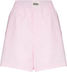 Natasha Zinko Shorts met elastische taille Roze