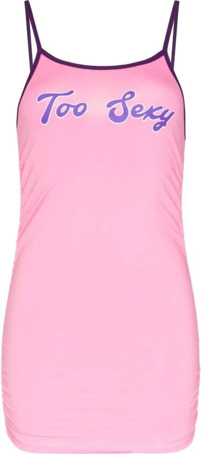 Natasha Zinko Tanktop met tekst Roze