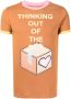 Natasha Zinko T-shirt met tekst Oranje - Thumbnail 1