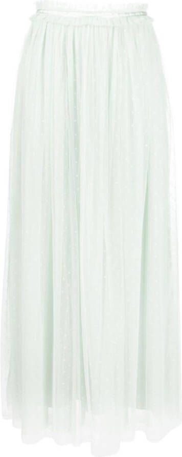 Needle & Thread Gelaagde maxi-rok Groen