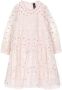 NEEDLE & THREAD KIDS Beatrice jurk met stippen Roze - Thumbnail 1