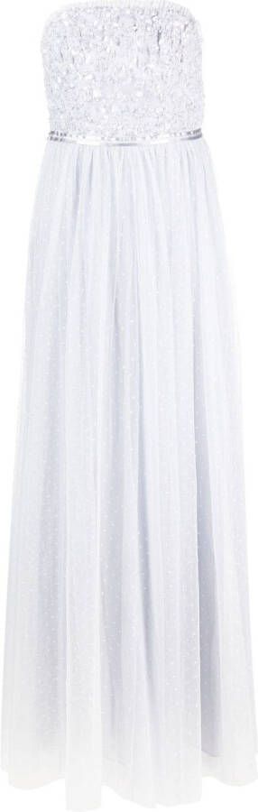 Needle & Thread Strapless midi-jurk Blauw