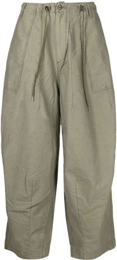 Needles Broek met trekkoord Groen
