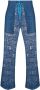 Needles Broek met wijde pijpen Blauw - Thumbnail 1