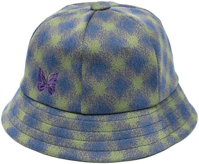 Needles Geruite vissershoed Groen