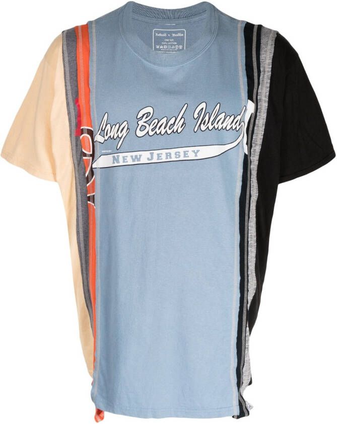 Needles T-shirt met print Veelkleurig