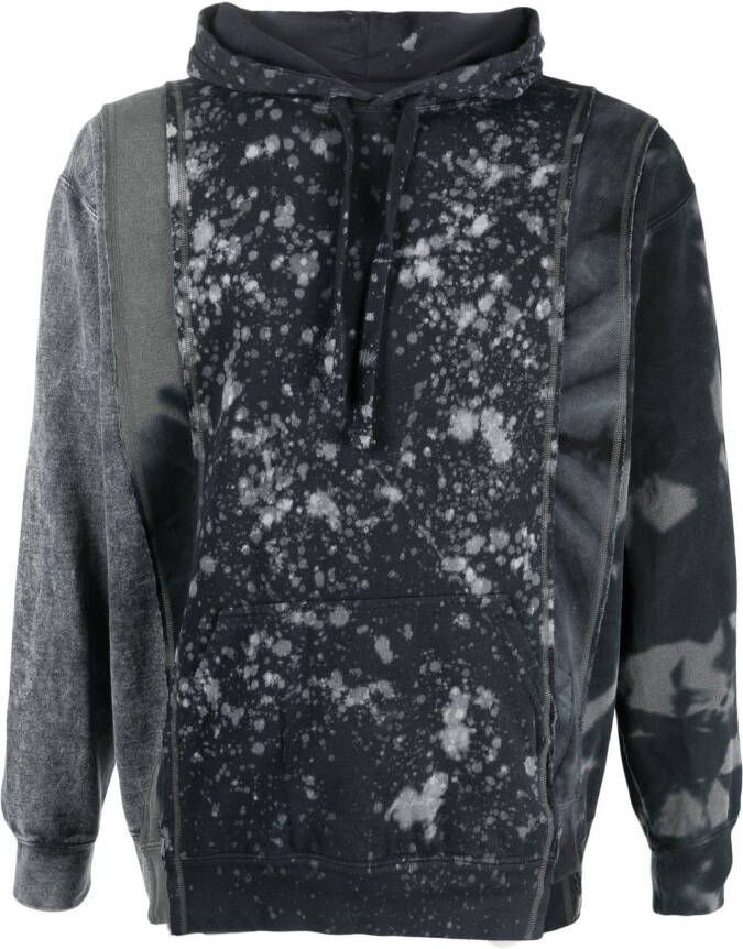 Needles Hoodie met gebleekt-effect Grijs