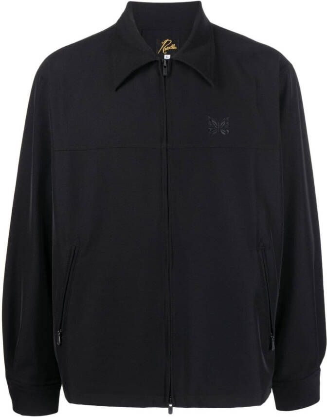Needles Shirtjack met puntige kraag Zwart