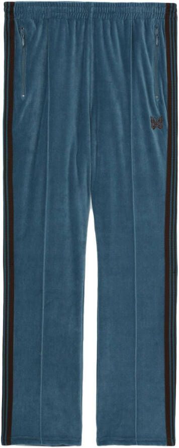 Needles Trainingsbroek met zijstreep Blauw