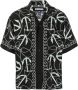 Neighborhood Overhemd met print Zwart - Thumbnail 1