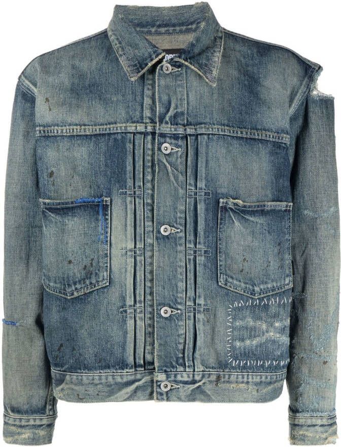 Neighborhood Denim jack Blauw