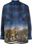 Neighborhood Overhemd met tijgerprint Blauw - Thumbnail 1