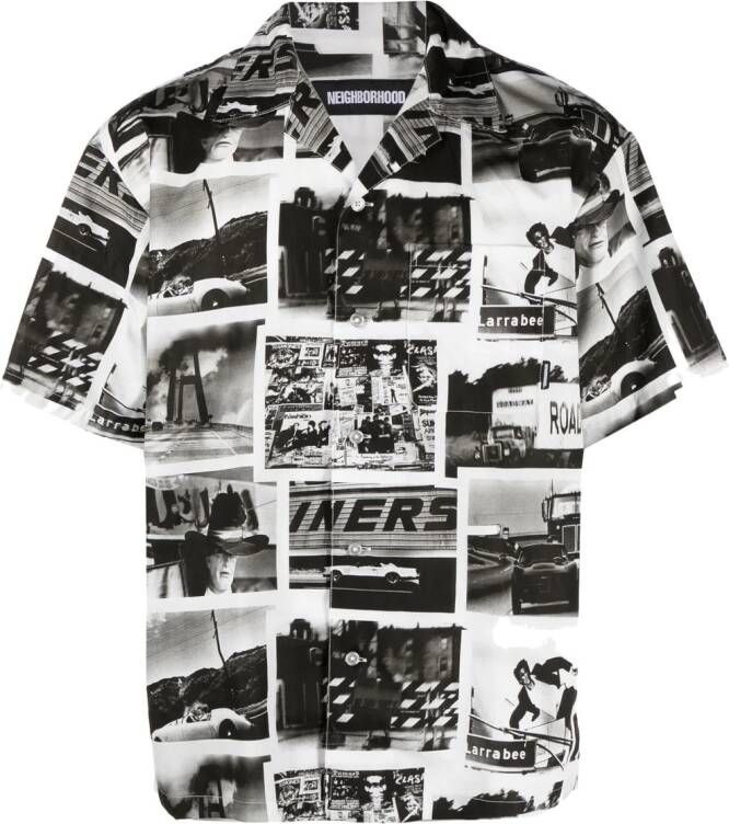 Neighborhood x Osamu Nagahama overhemd met print Grijs