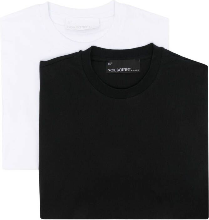 Neil Barrett Effen T-shirt Zwart