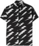 Neil Barrett Kids Shirt met bliksemflitsprint Zwart - Thumbnail 1