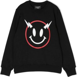 Neil Barrett Kids Sweater met print Zwart