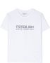 Neil Barrett Kids T-shirt met logoprint Wit - Thumbnail 1
