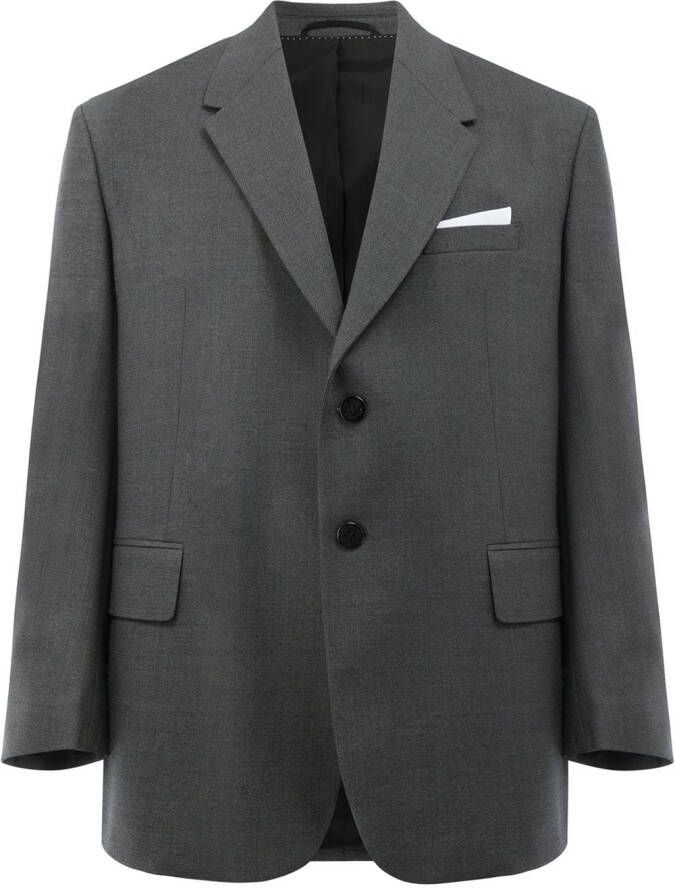 Neil Barrett klassieke blazer Grijs