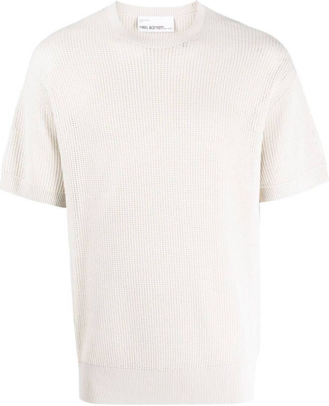 Neil Barrett Opengebreide trui Beige