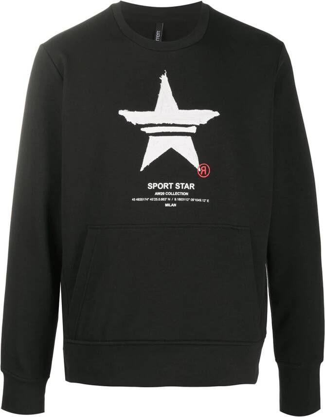 Neil Barrett Sweater met print Zwart
