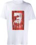 Neil Barrett T-shirt met contrasterende print Wit - Thumbnail 1