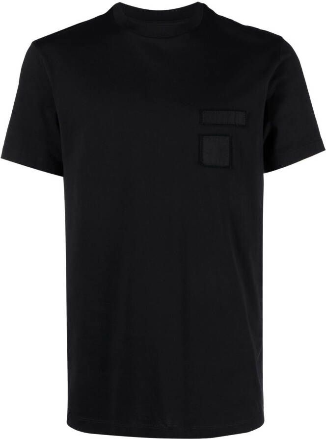 Neil Barrett T-shirt met patch Zwart