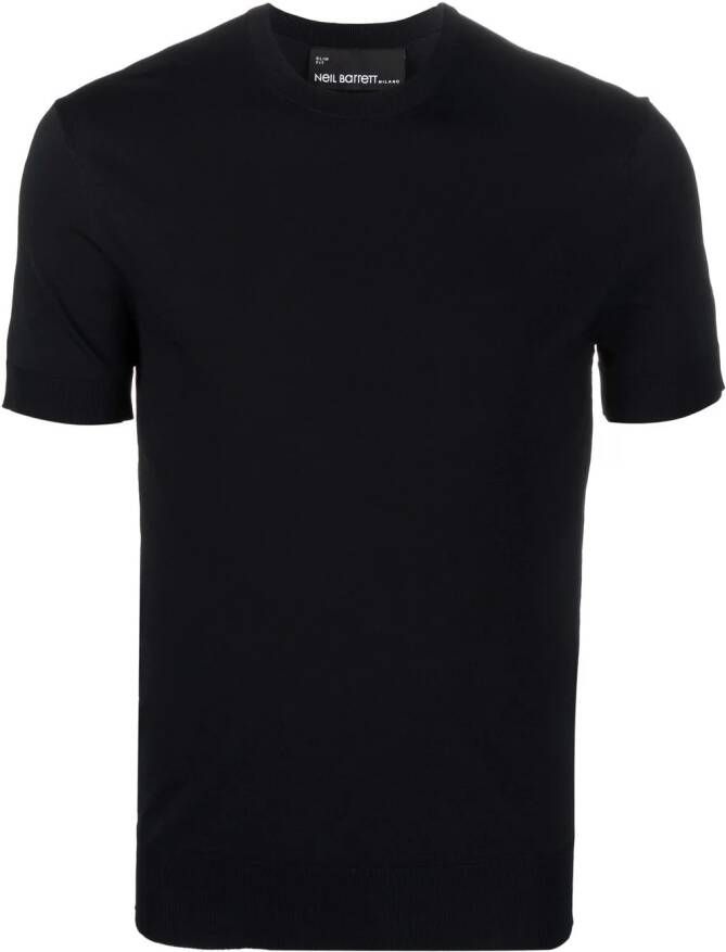 Neil Barrett T-shirt met ronde hals Blauw